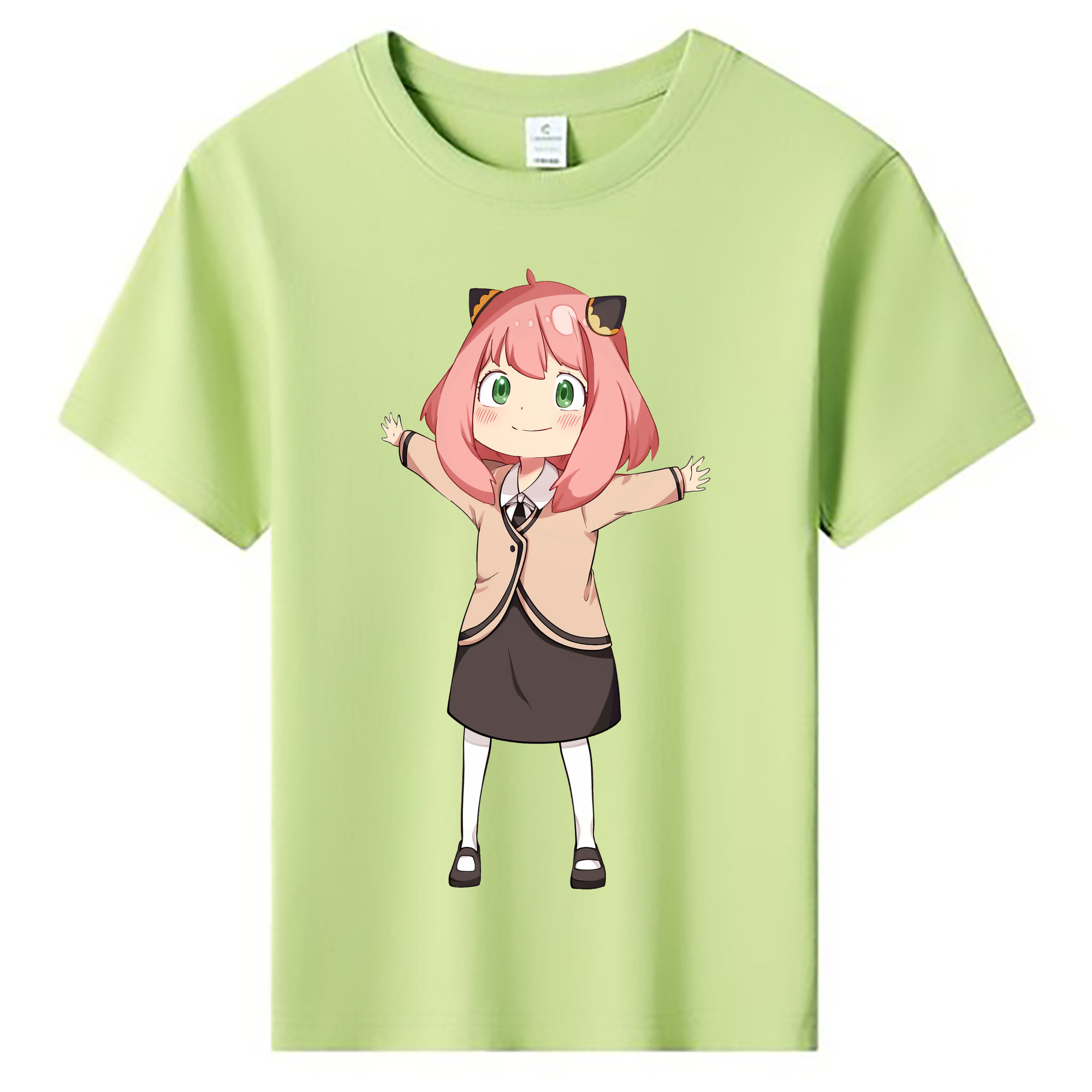（画像用） SPY×FAMILY间谍家家酒 綿100％キッズTシャツ（フロントプリント）